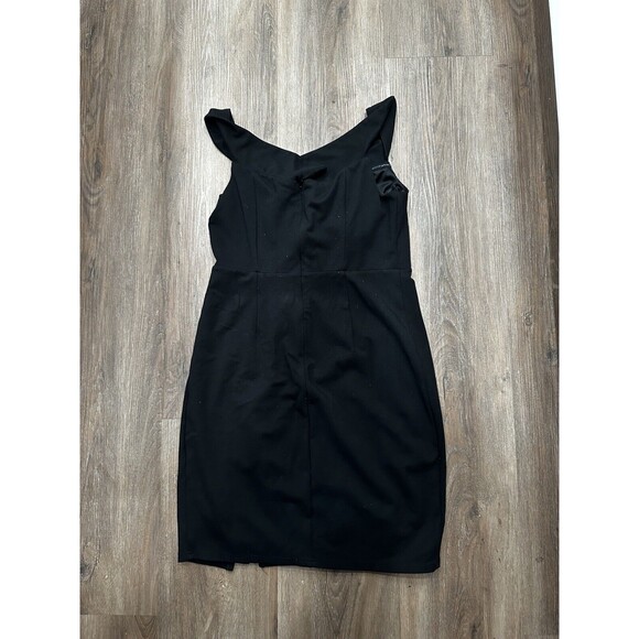LULU'S Women's Classic Glam Dress XL Black Off-the-Shoulder Bodycon Cocktail - Picture 6 of 8